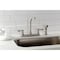Kingston Brass KB718ACLSP Centerset Kitchen Faucet with Side Sprayer, Brushed Nickel KB718ACLSP - alternate 3